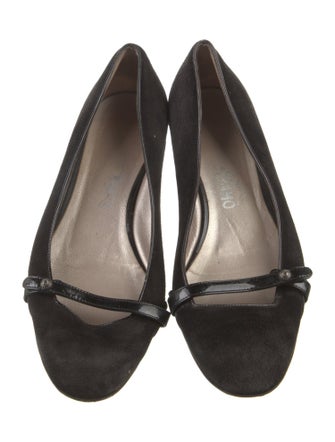 Ferragamo Suede Flats