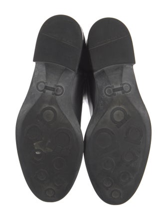 Ferragamo Leather Riding Boots