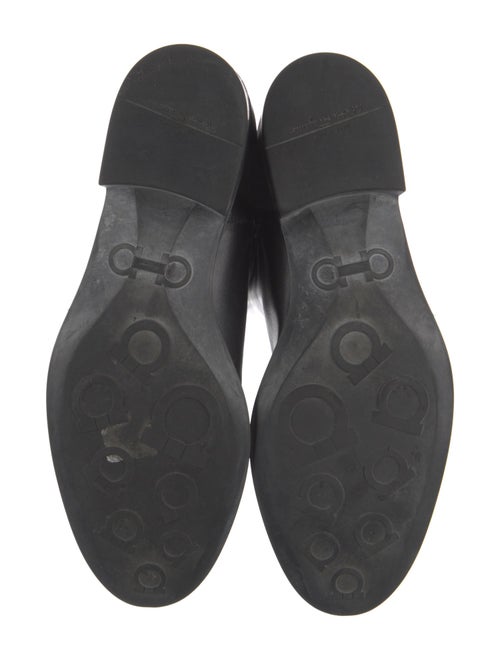 Ferragamo Leather Riding Boots