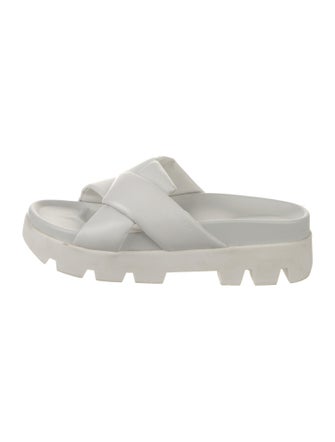 Ferragamo Leather Slides