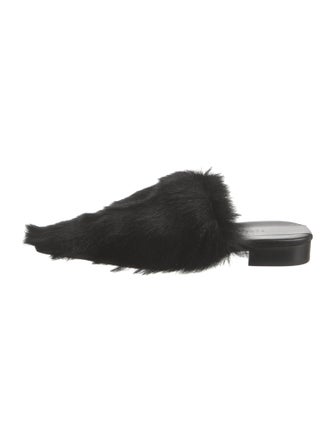 Ferragamo Fur Mules