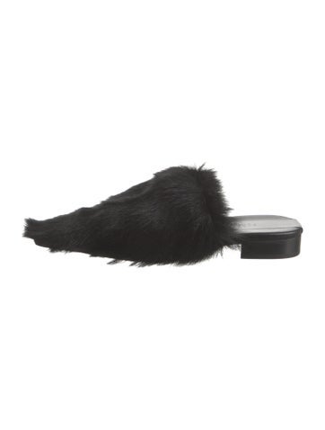 Ferragamo Flats Fur Mules 7