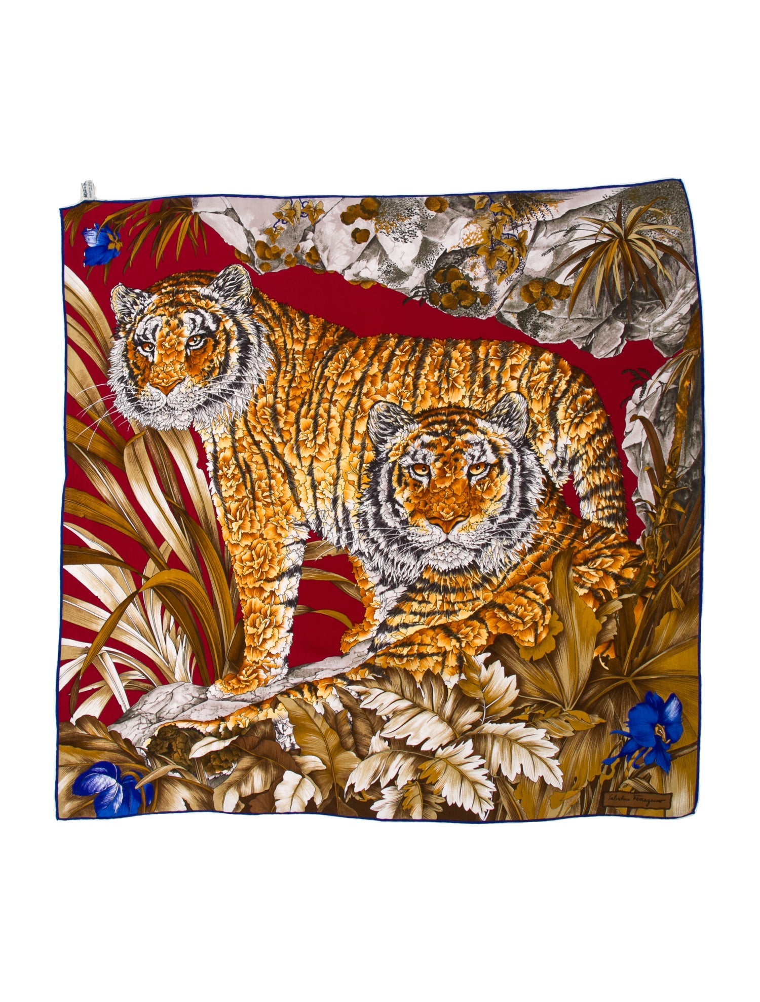 Ferragamo Silk Printed Scarf