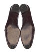 Salvatore Ferragamo Leather Animal Print Flats