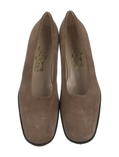 Ferragamo Suede Flats