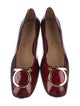 Salvatore Ferragamo Vara Bow Accent Patent Leather Ballet Flats