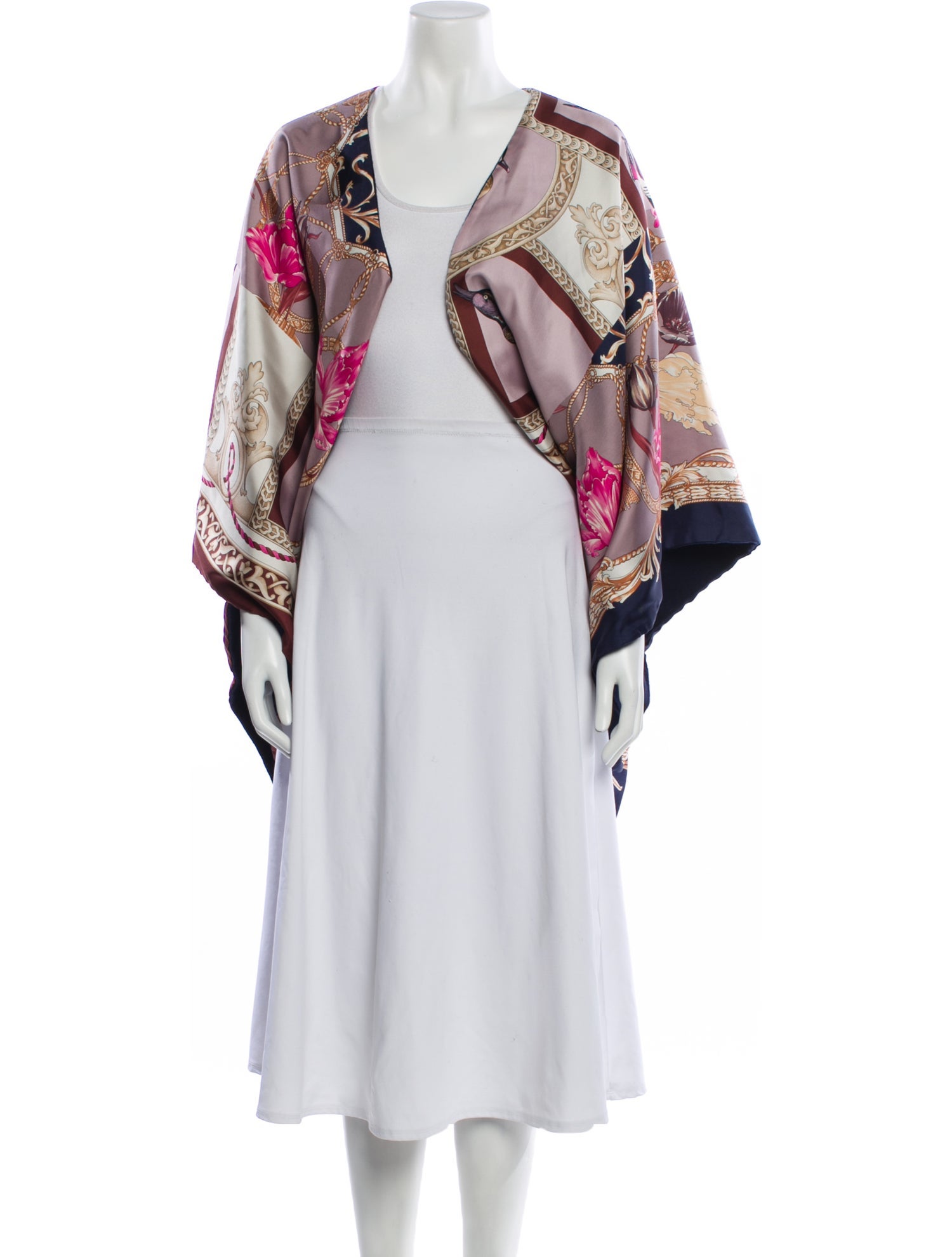 Ferragamo Silk Paisley Print Shawl