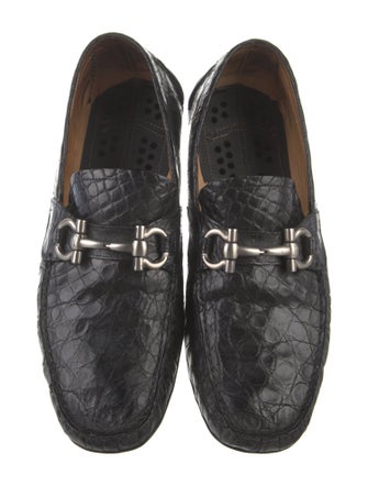 Ferragamo Crocodile Drivers