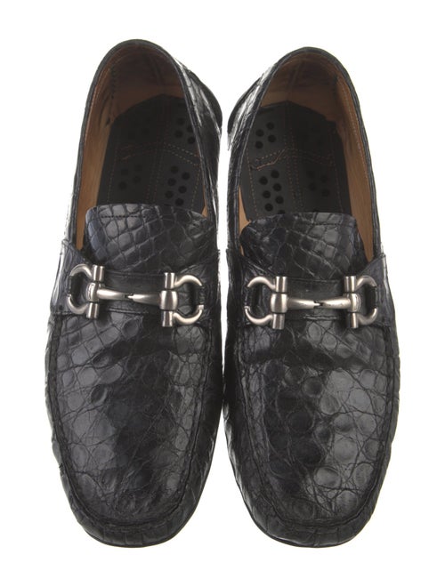 Ferragamo Crocodile Drivers