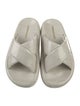 Ferragamo Embossed Leather Slides