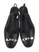 Ferragamo Signature Logo Leather Slingback Pumps