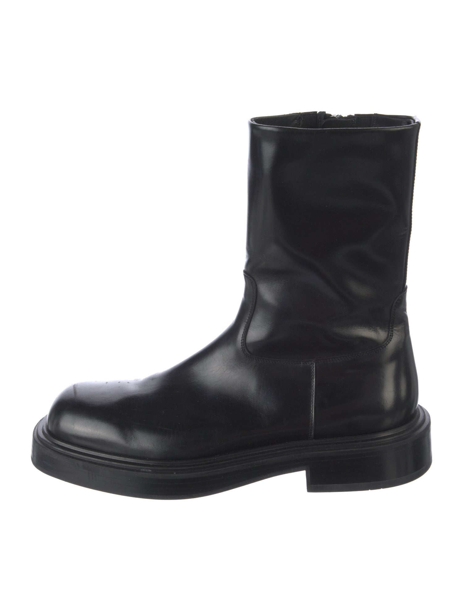 Ferragamo Leather Western Boots