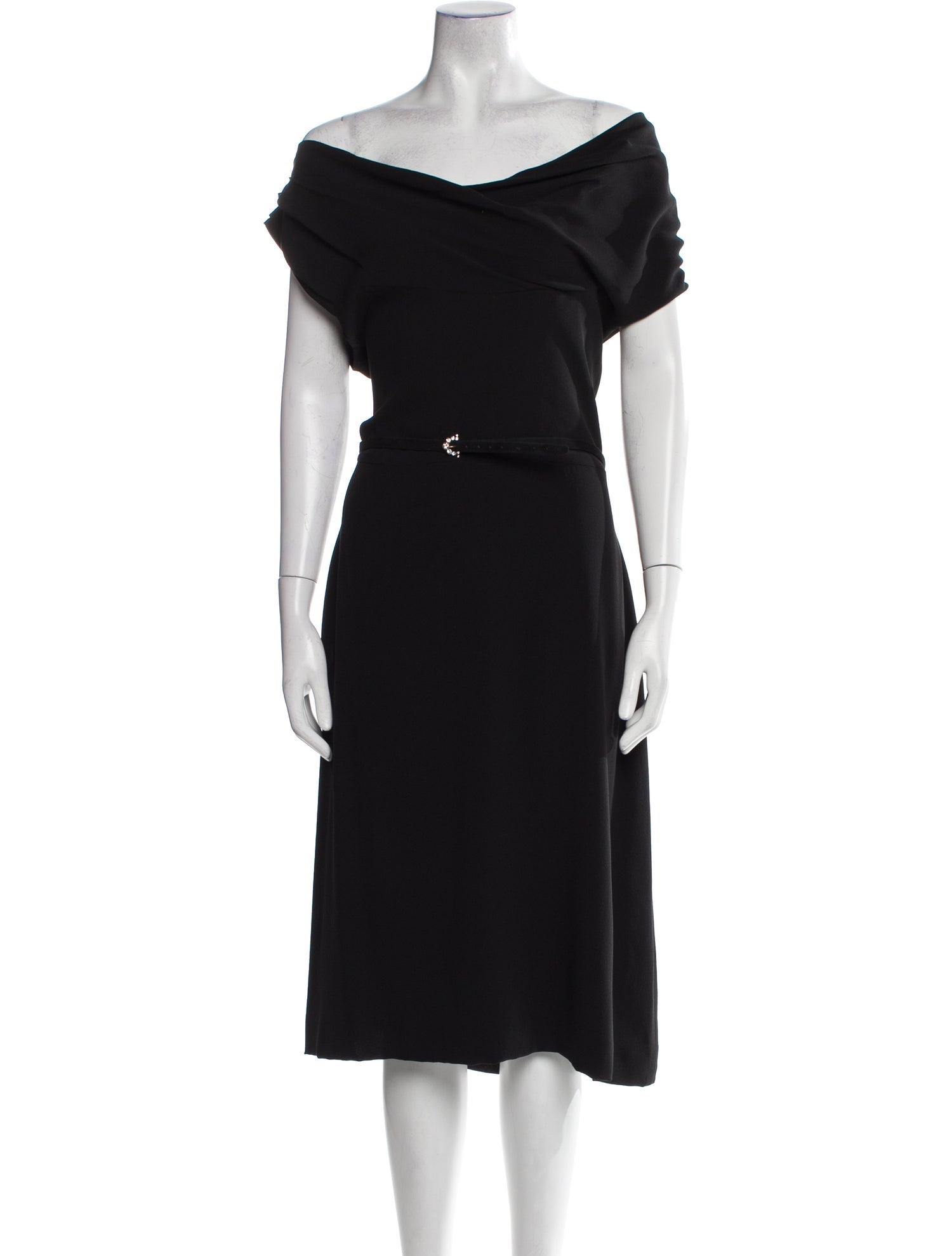 Ferragamo Silk Midi Length Dress