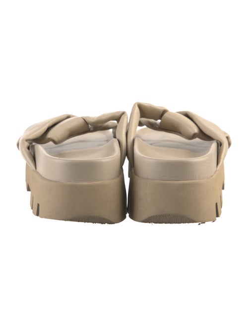 Ferragamo Leather Slides