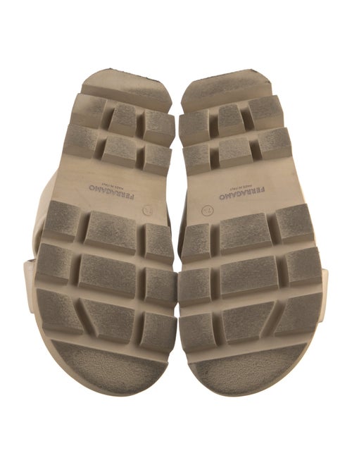 Ferragamo Leather Slides