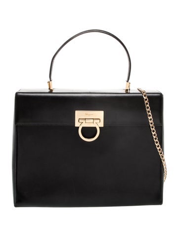 Ferragamo Handle Bags Gancini Top Bag