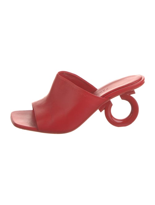Ferragamo Leather Slides