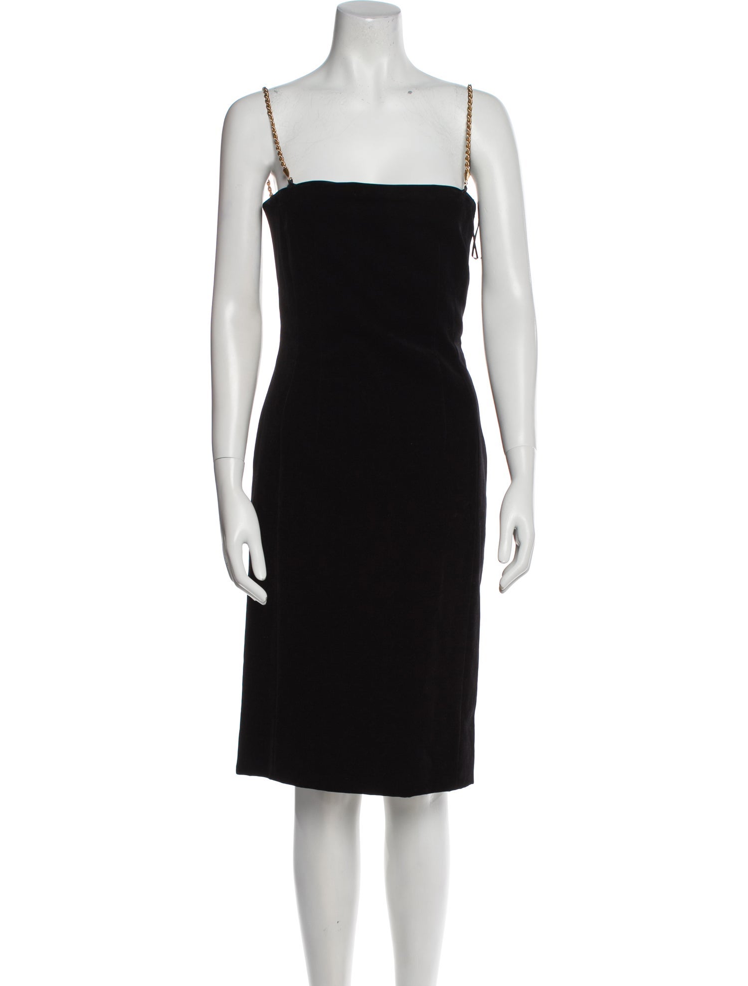 Ferragamo Velvet Knee-Length Dress