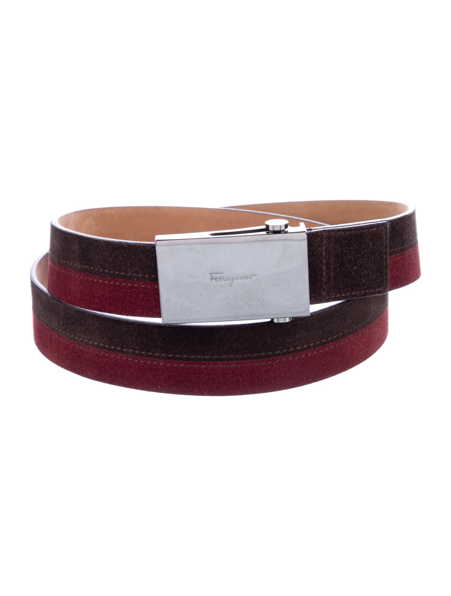 Ferragamo Suede Belt