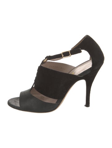 Salvatore Ferragamo Pumps Suede T-Strap 6.5