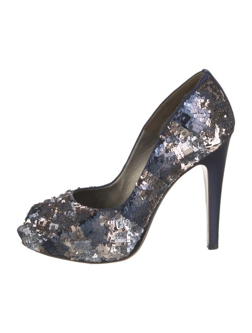 Salvatore Ferragamo Sequins Patterned Pumps