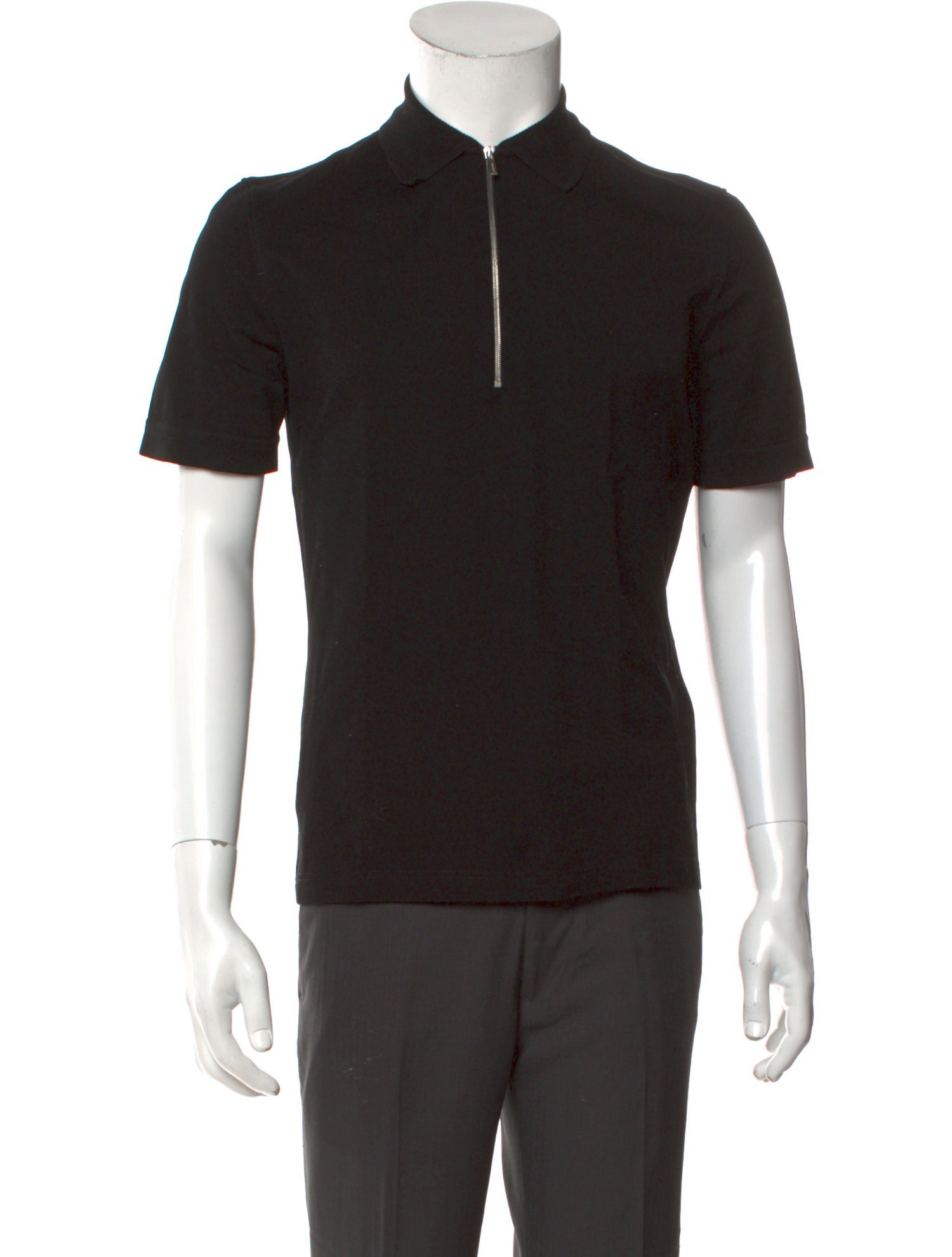 Ferragamo Collar Short Sleeve Polo Shirt