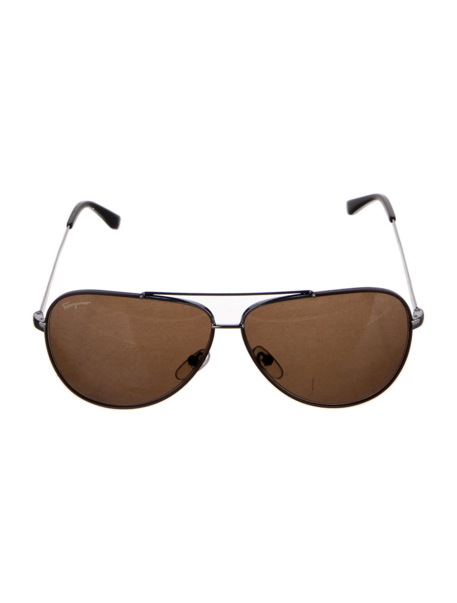 Ferragamo Aviator Tinted Sunglasses