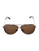 Ferragamo Aviator Tinted Sunglasses