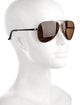 Ferragamo Aviator Tinted Sunglasses