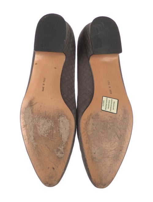 Ferragamo Suede Patterned Pumps