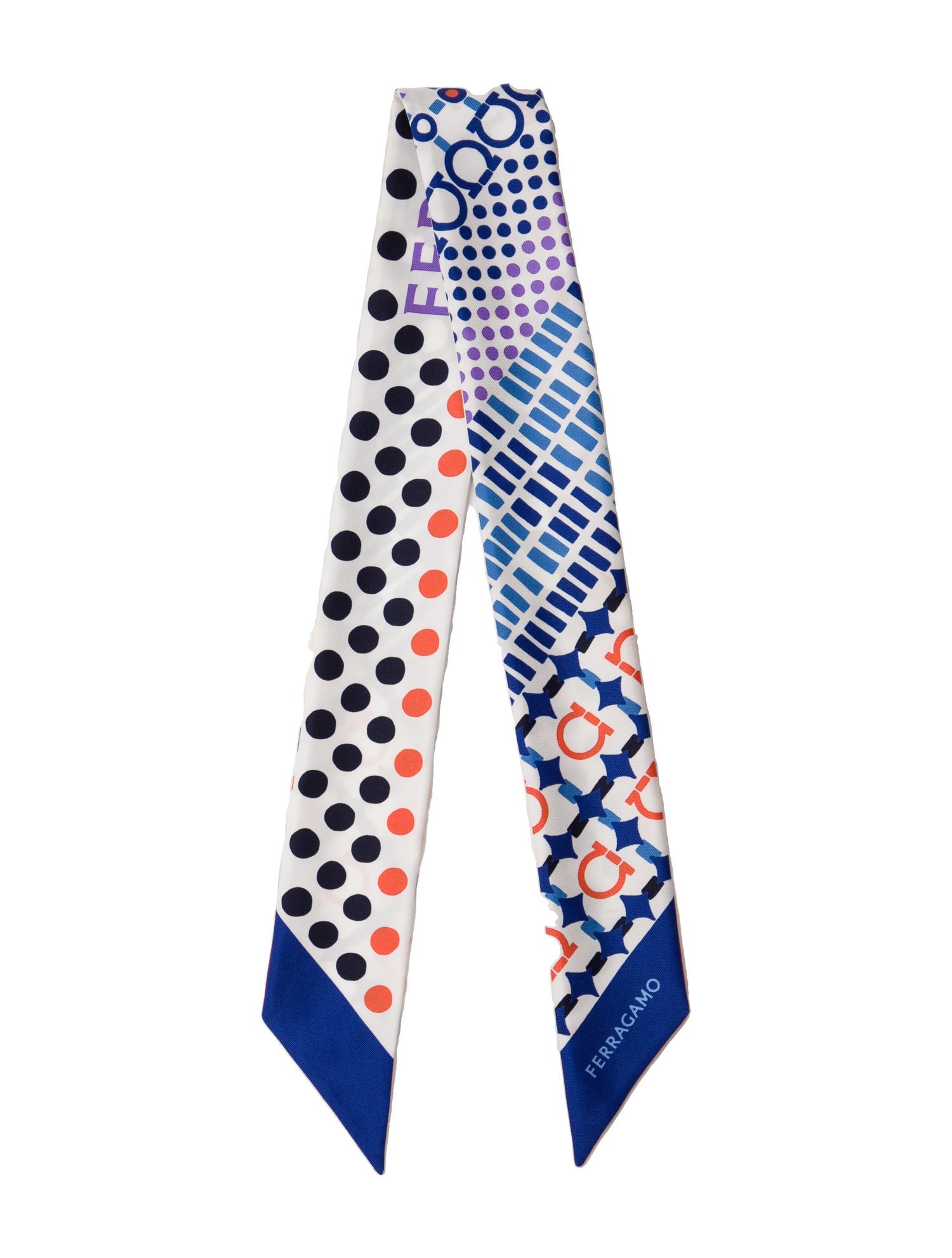 Ferragamo Silk Printed Scarf