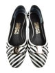 Ferragamo Vara Bow Accent Leather Flats
