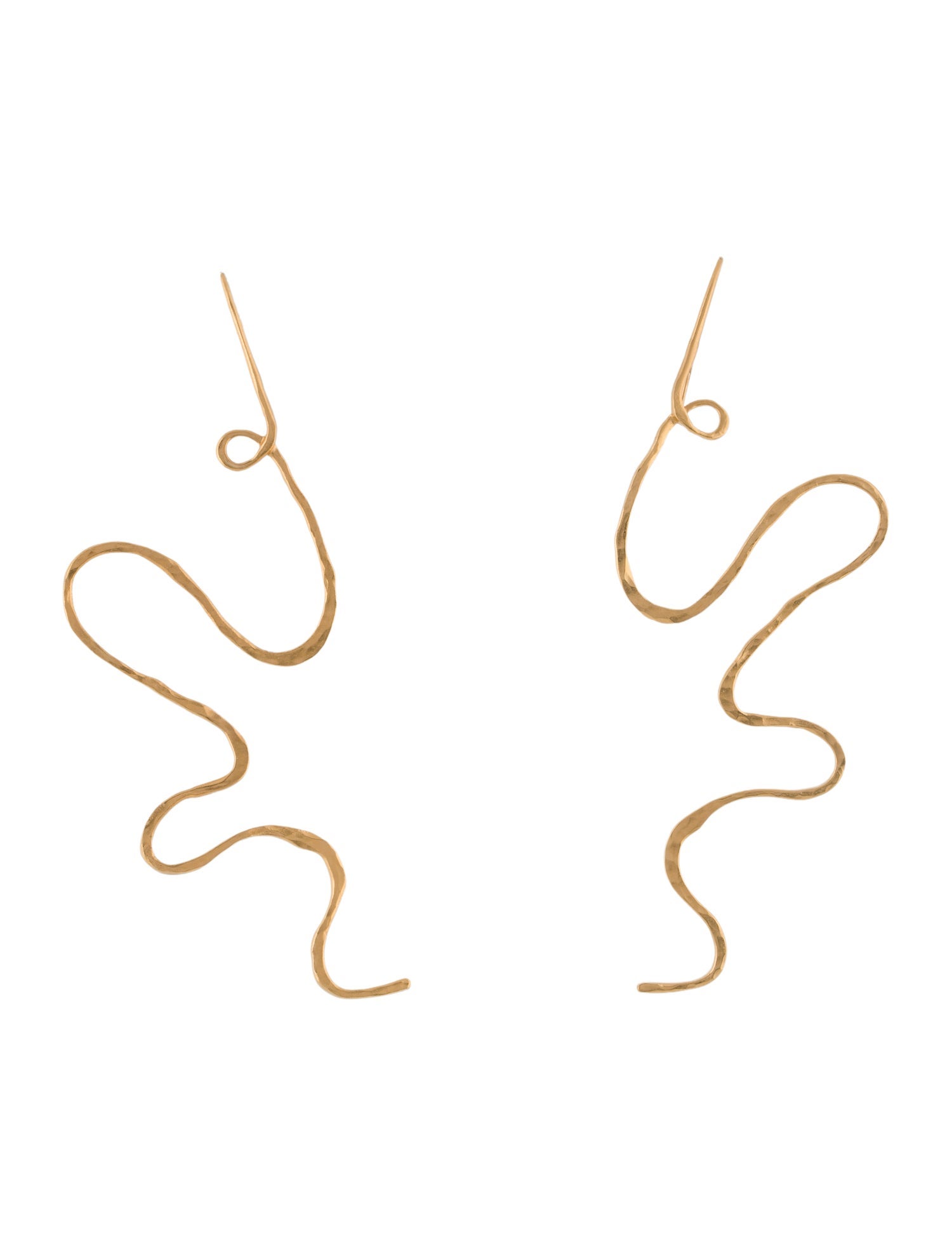 Ferragamo Squiggle Drop Earrings