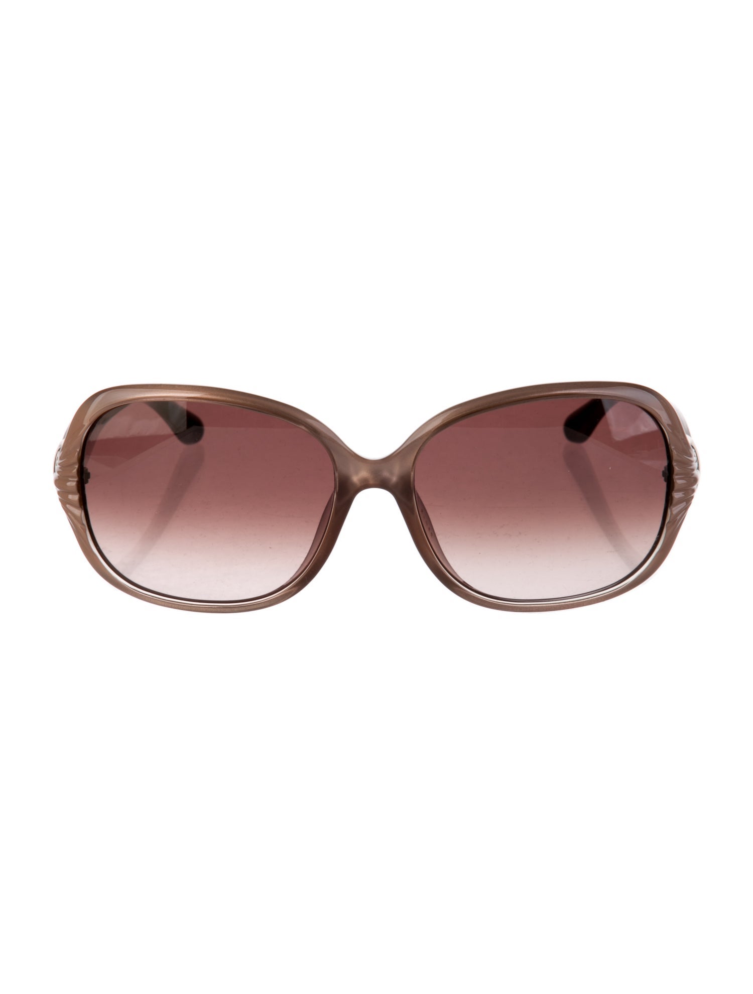 Ferragamo Pearl Rose Oversize Sunglasses