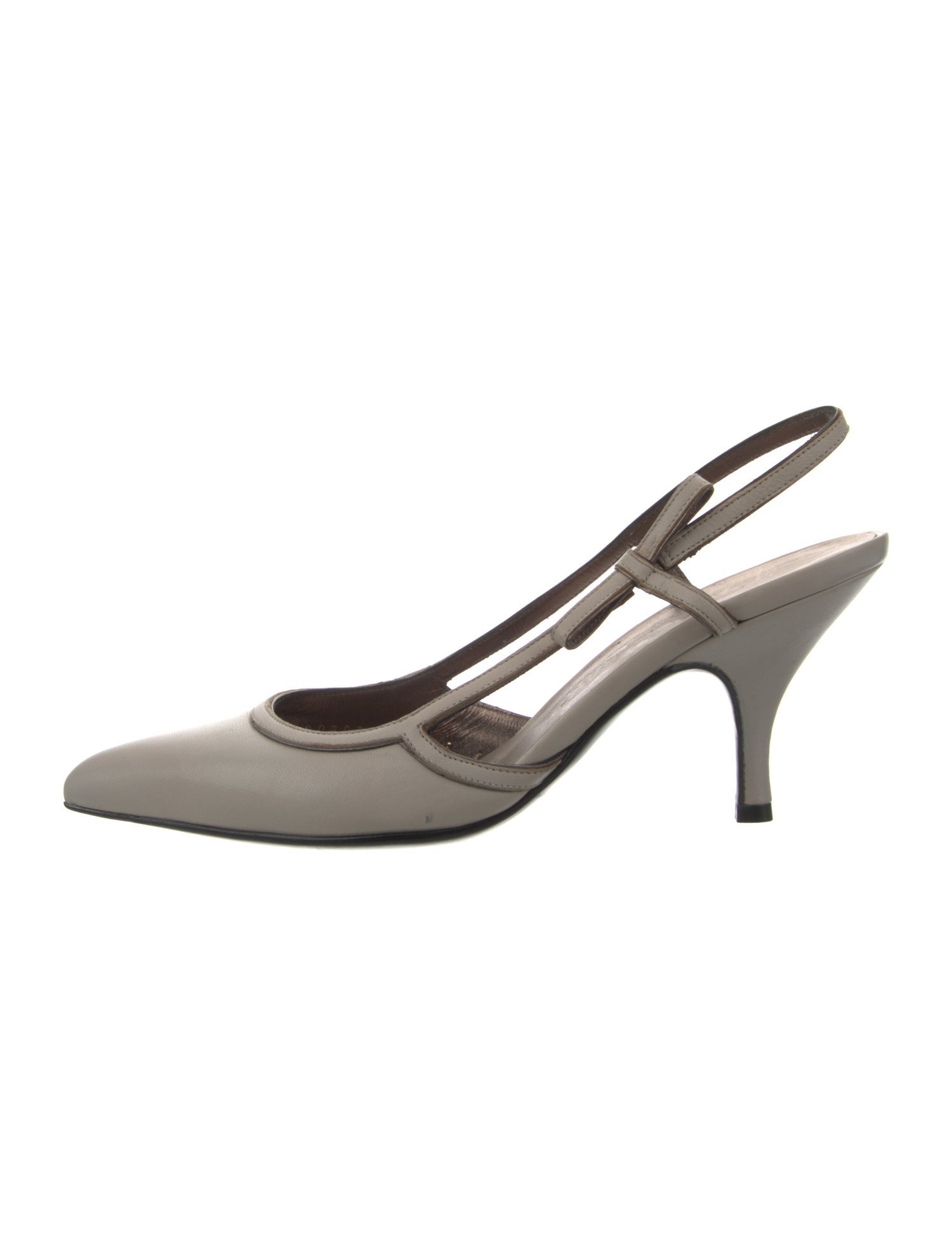 Ferragamo Leather Slingback Pumps