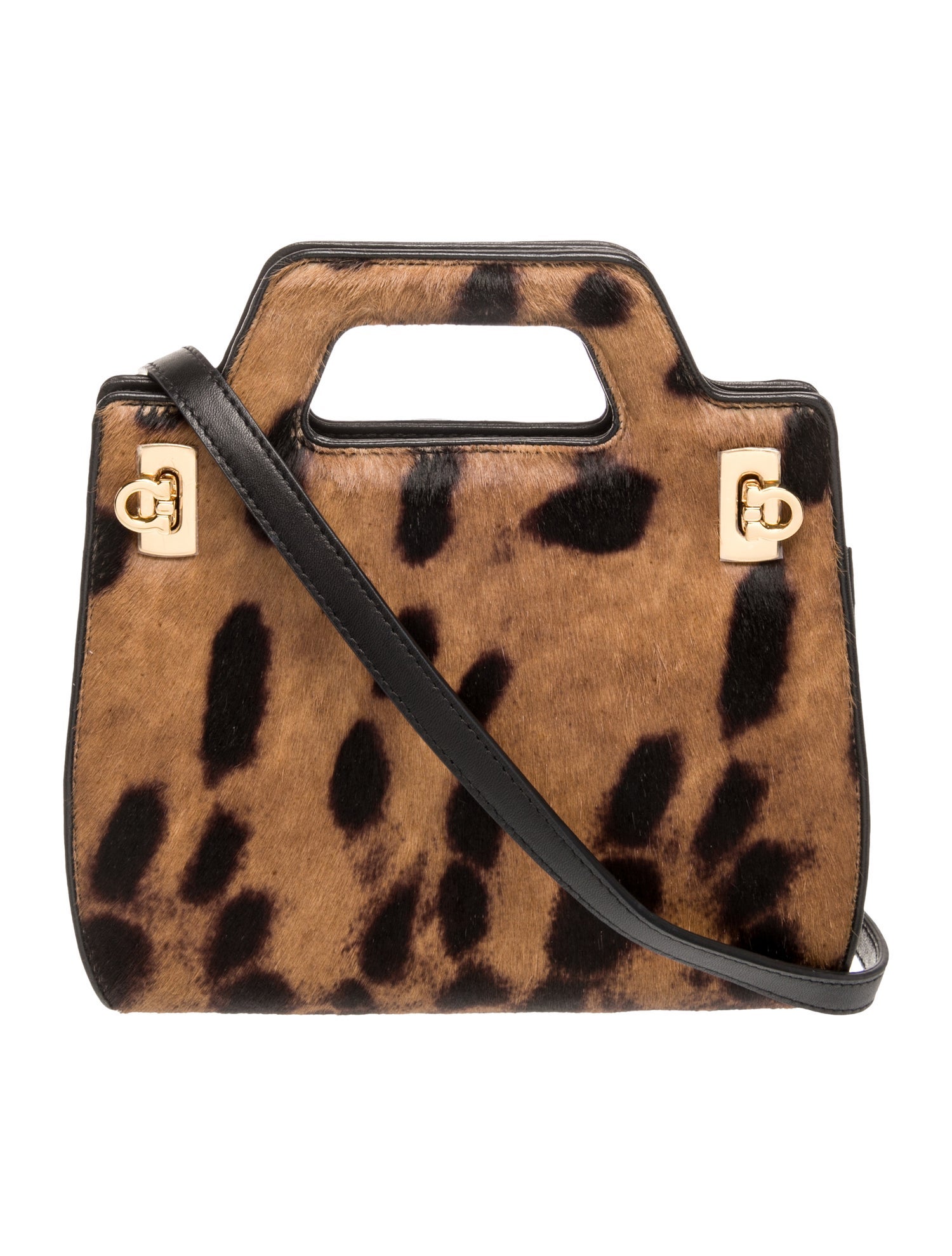 Ferragamo Leather Top Handle Bag