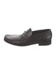 Ferragamo Gancini Logo Leather Dress Loafers