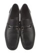 Ferragamo Gancini Logo Leather Dress Loafers