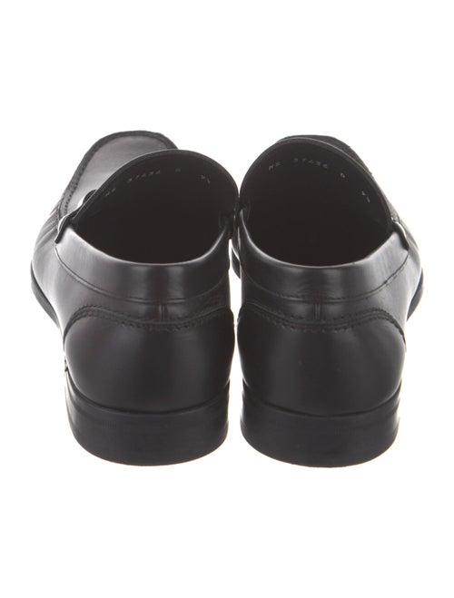 Ferragamo Gancini Logo Leather Dress Loafers