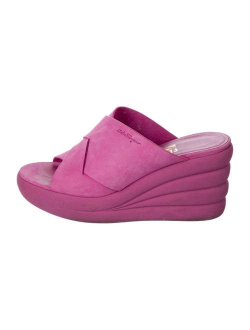 Ferragamo Suede Slides