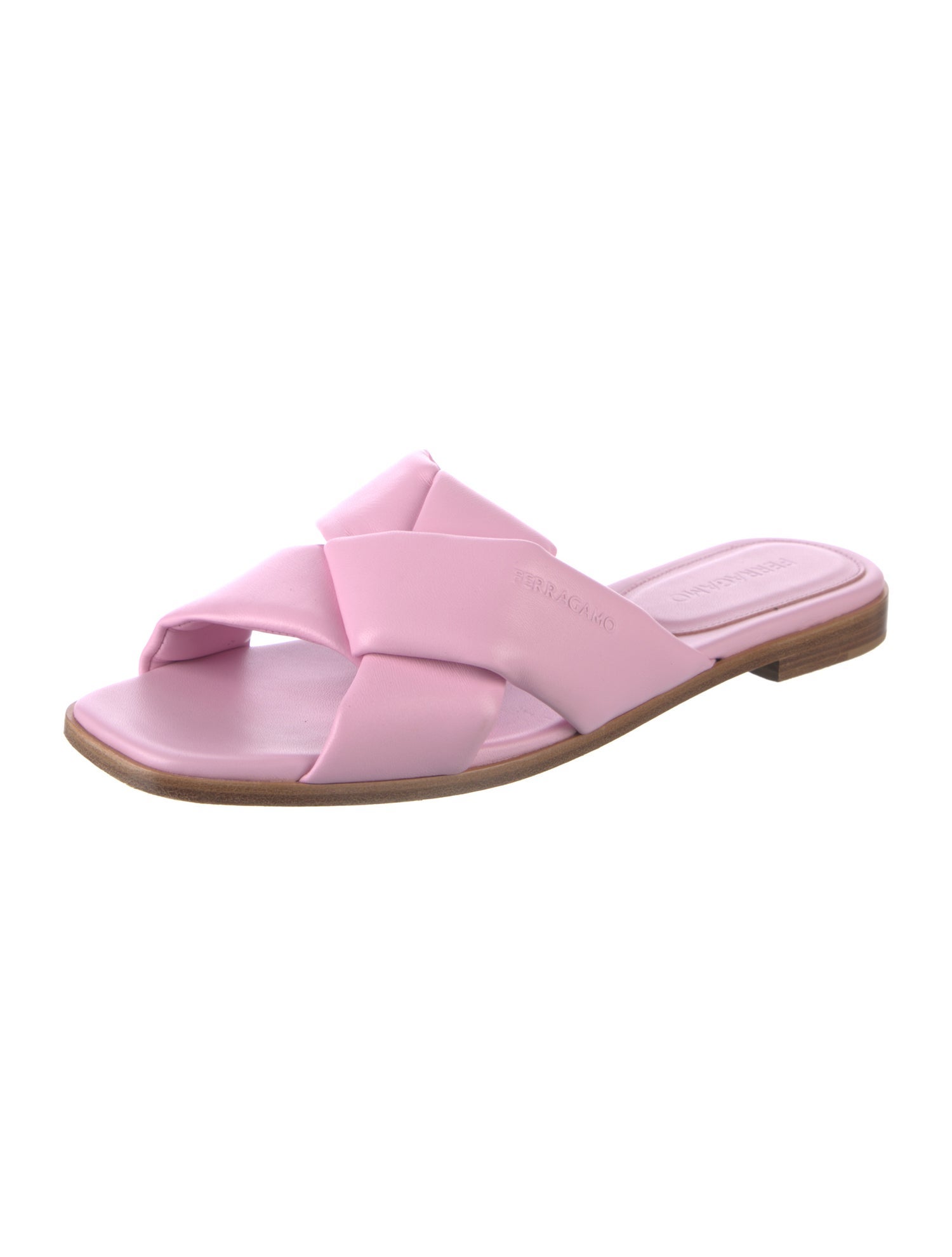 Ferragamo Leather Slides