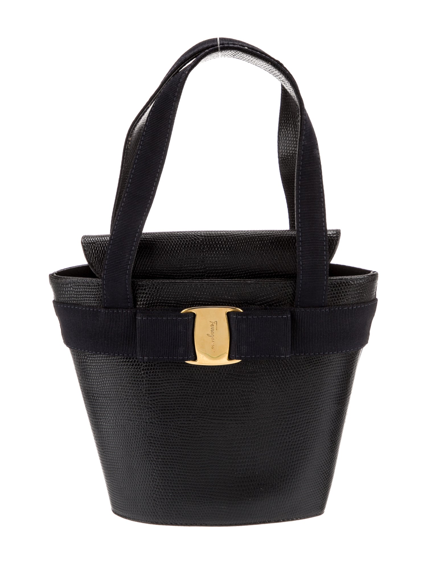 Ferragamo Vara Bow Bucket Bag