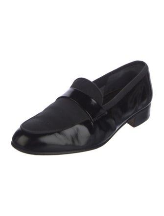 Ferragamo Patent Leather Monk Straps