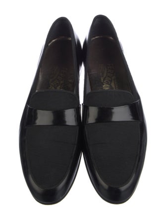 Ferragamo Patent Leather Monk Straps