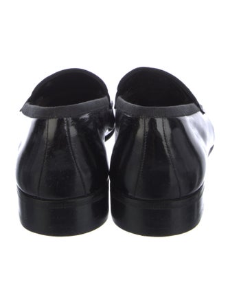 Ferragamo Patent Leather Monk Straps