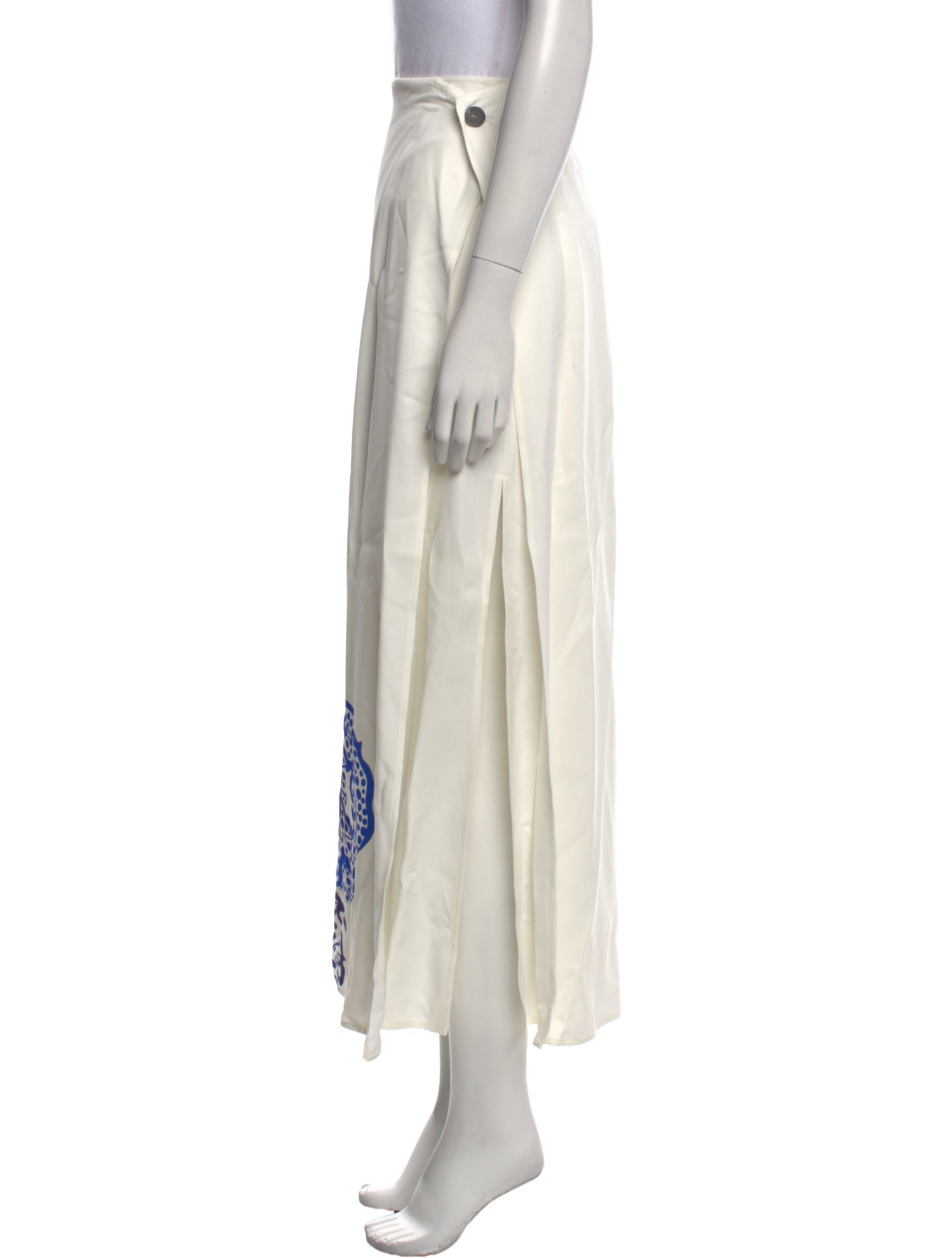 Ferragamo Graphic Print Midi Length Skirt w/ Tags