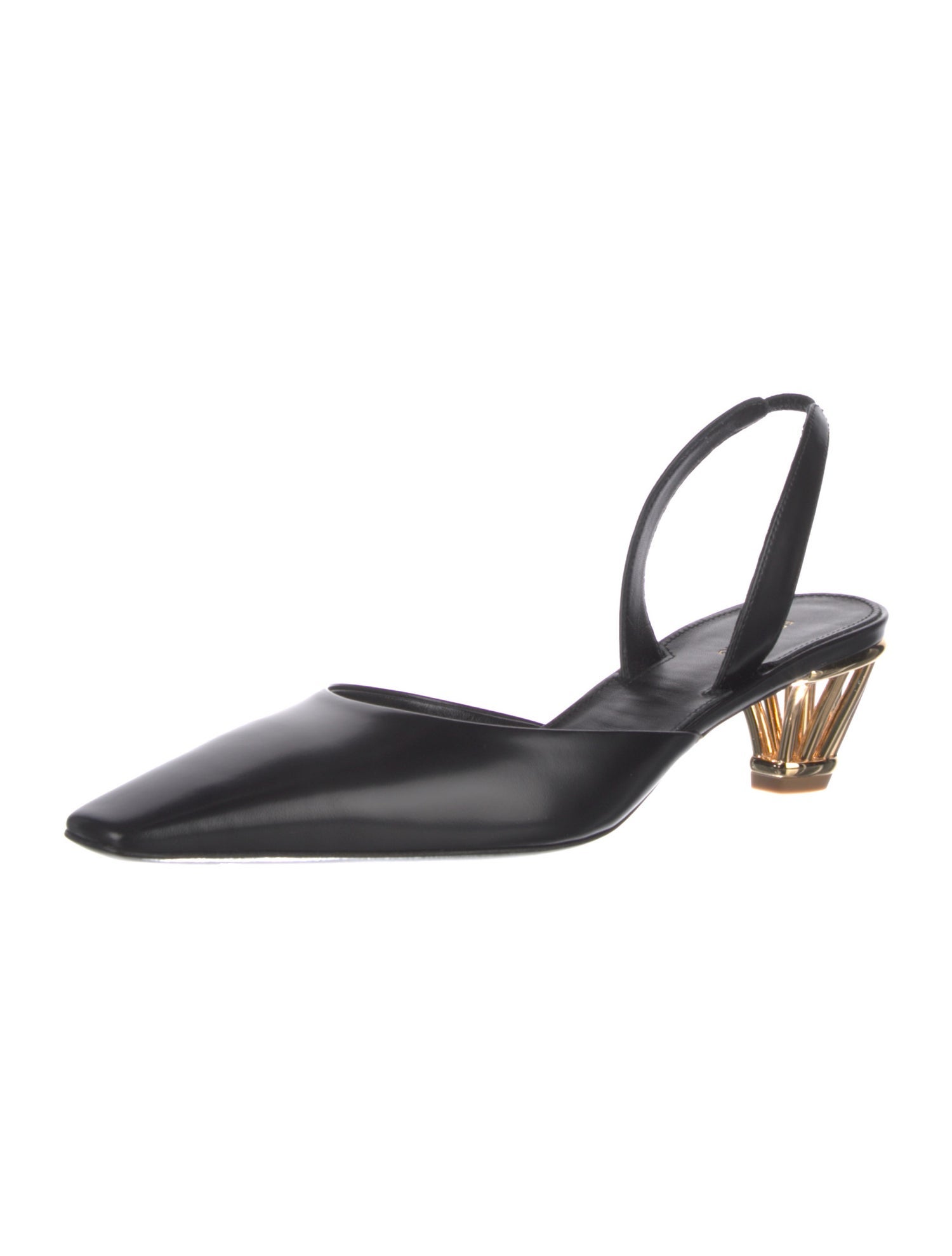 Ferragamo Leather Slingback Pumps w/ Tags