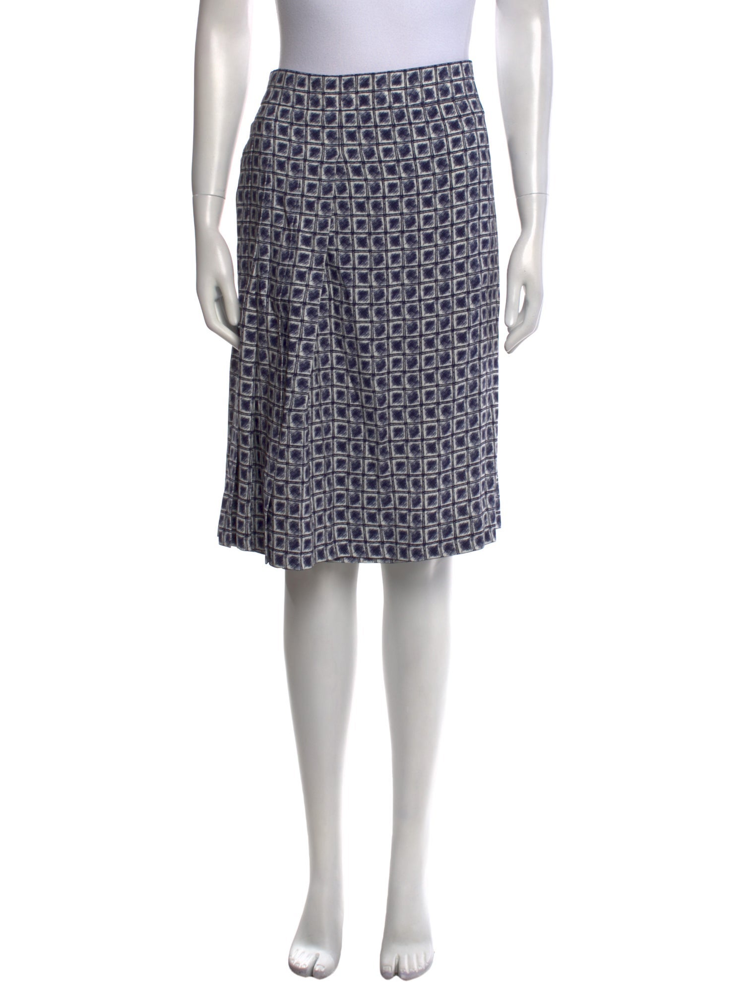 Ferragamo Printed Knee-Length Skirt