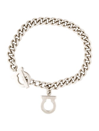 Ferragamo Gancini Charm Link Bracelet