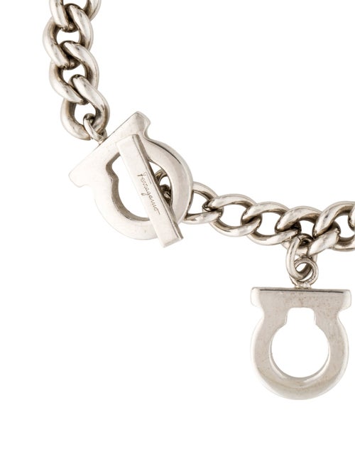 Ferragamo Gancini Charm Link Bracelet